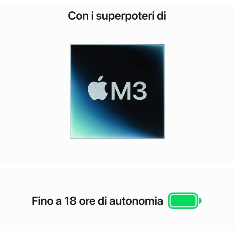 APPLE MC9J4T/A MACBOOK AIR 15'' M3 CORE 8 RAM...