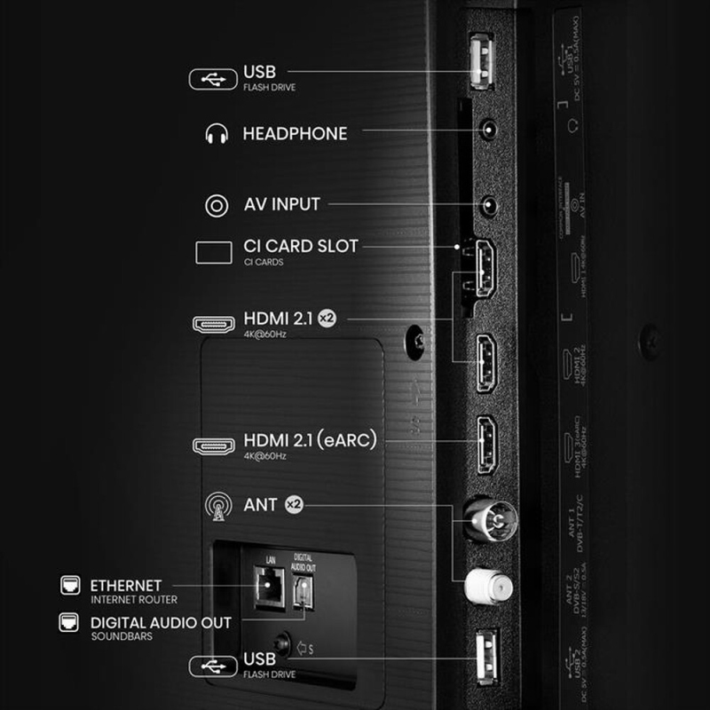 HISENSE 65A69Q TV LED 65'' SMART TV UHD 4K...