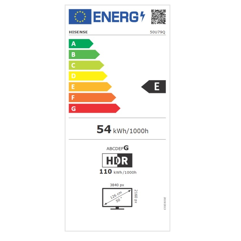 HISENSE 50U79Q TV QLED 50'' MINI-LED UHD 4K...