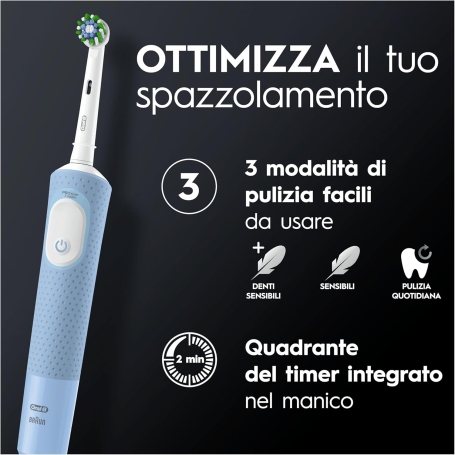 BRAUN ORAL-B VITALITY PRO DUO SPAZZOLINO ELETTRICO CONFEZIONE BIPACCO