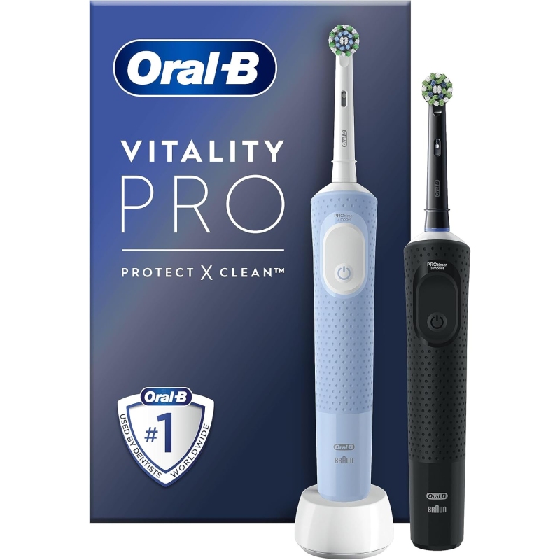 BRAUN ORAL-B VITALITY PRO DUO SPAZZOLINO ELETTRICO CONFEZIONE BIPACCO