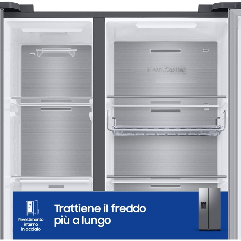 SAMSUNG RS70F65KETEF FRIGORIFERO SIDE BY SIDE...