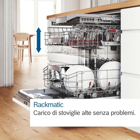 BOSCH SMV4ENX06E LAVASTOVIGLIE DA INCASSO A SCOMPARSA TOTALE 60CM 13 COPERTI WIFI CLASSE B