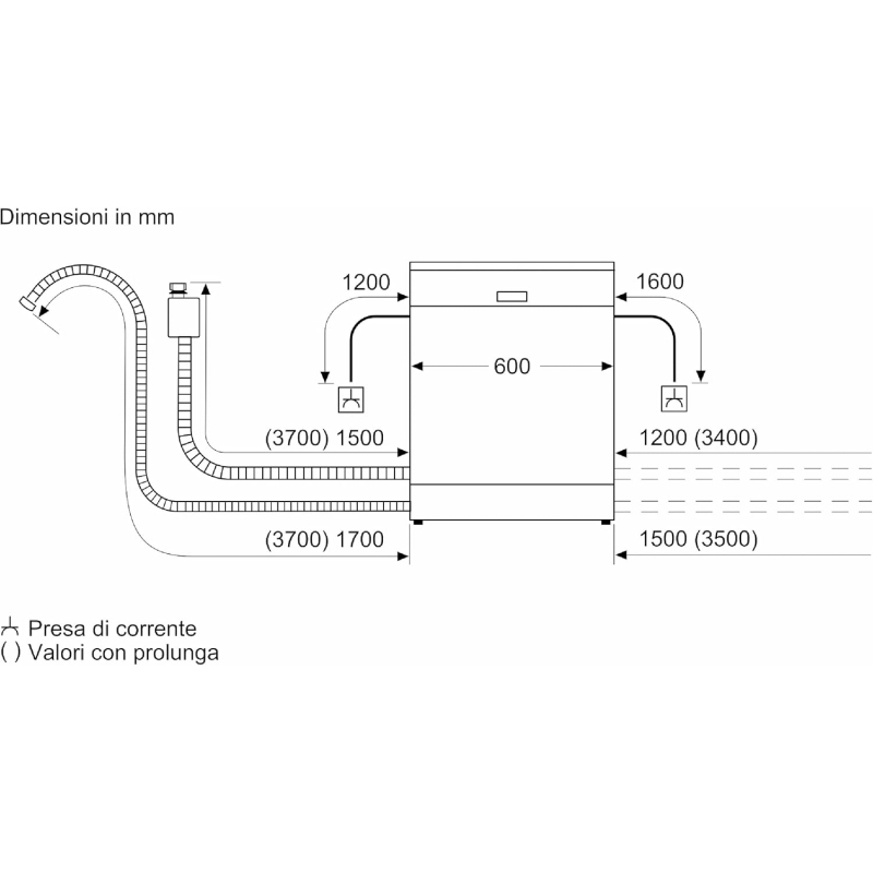 BOSCH SMS6ZDI48E LAVASTOVIGLIE LIBERA...
