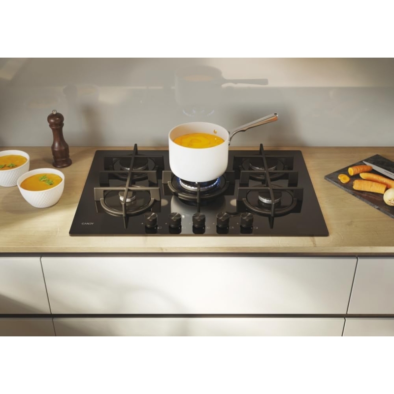 CANDY CVG74WTB PIANO COTTURA DA INCASSO 75 CM 5...
