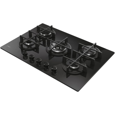 CANDY CVG74WTB PIANO COTTURA DA INCASSO 75 CM 5 FUOCHI A GAS COLORE NERO