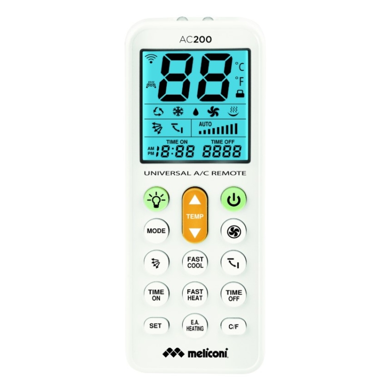 MELICONI AC200 TELECOMANDO UNIVERSALE PER CLIMATIZZATORI - 802102