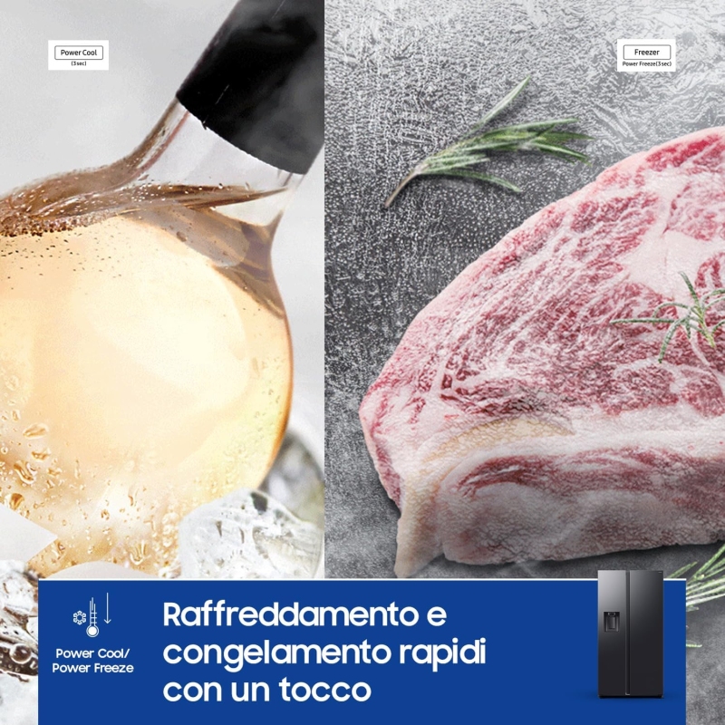 SAMSUNG RS70F64KEFEF FRIGORIFERO SIDE BY SIDE...