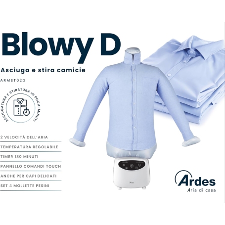ARDES ARMST02D ASCIUGA E STIRA CAMICIE