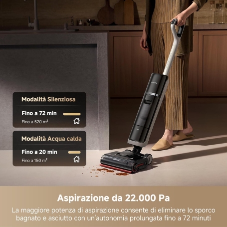 DREAME H15PROVIM HEAT SCOPA ELETTRICA E LAVAPAVIMENTI RICARICABILE - H15PROIT