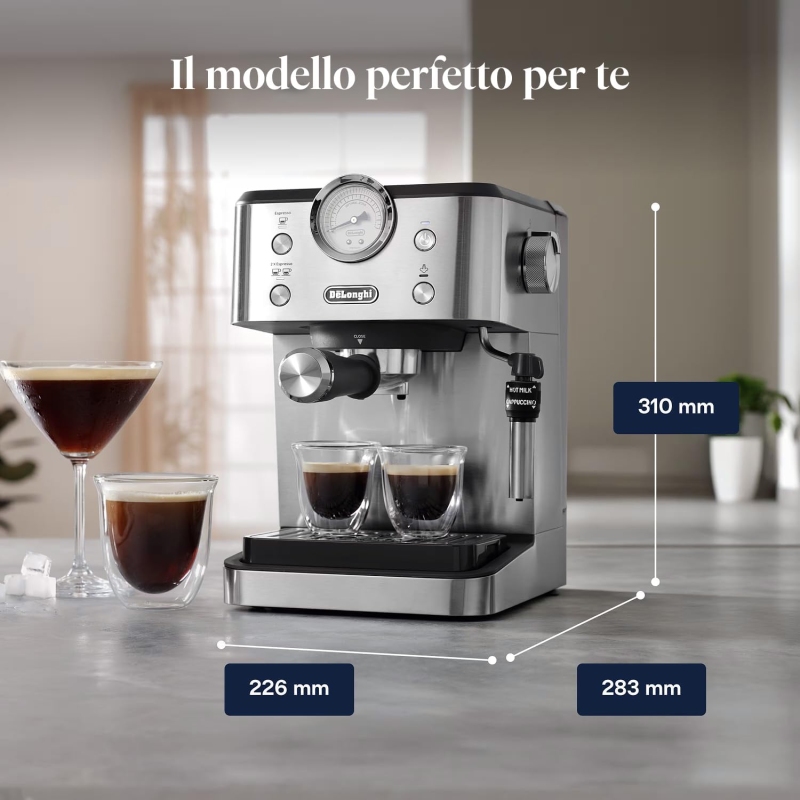 DE LONGHI EM450.M MACCHINA DA CAFFE' 2 TAZZE -...