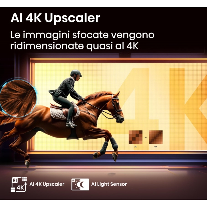 HISENSE 75A69Q TV LED 75'' SMART TV UHD 4K...