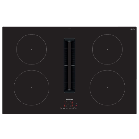 SIEMENS EH811BE15E IQ300 PIANO COTTURA AD INDUZIONE 80 CM CON CAPPA INTEGRATA 4 ZONE NERO