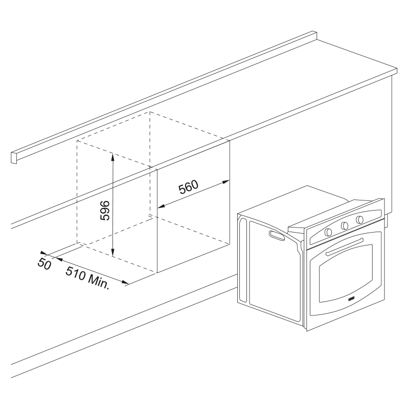 FRANKE 116.0696.545 COUNTRY FCO 82 H OA FORNO...