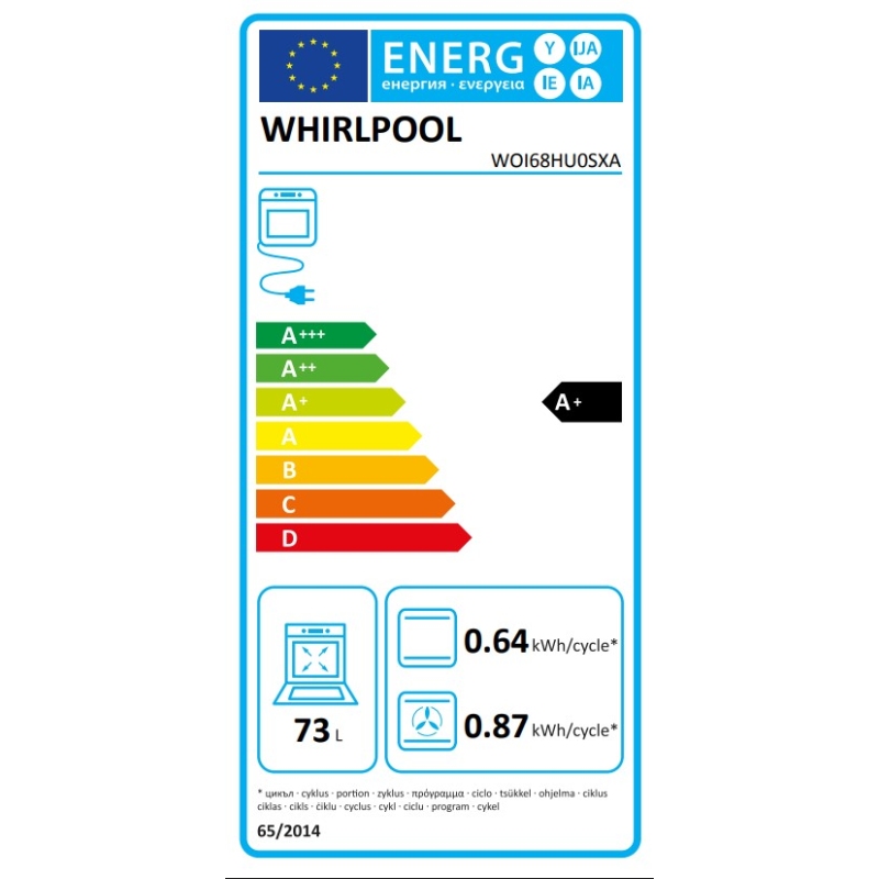 WHIRLPOOL WOI68HU0SXA FORNO DA INCASSO...