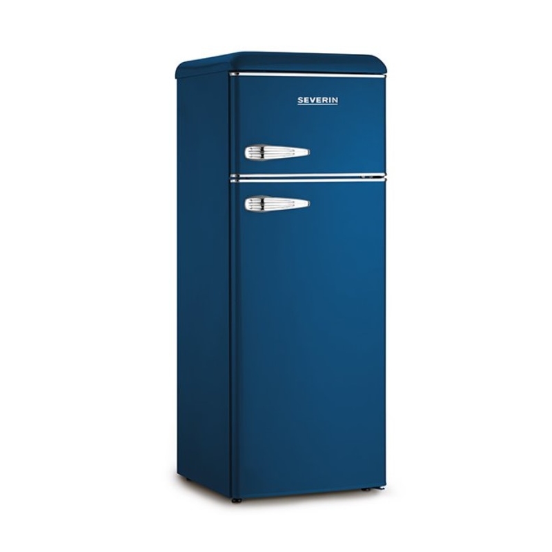 SEVERIN KS 9954 FRIGORIFERO DOPPIA PORTA LINEA RETRO' 209 LT CLASSE E COLORE BLU - PROMO