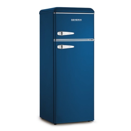 SEVERIN KS 9954 FRIGORIFERO DOPPIA PORTA LINEA RETRO' 209 LT CLASSE E COLORE BLU - PROMO