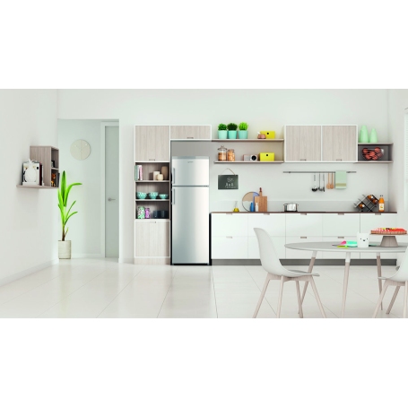 INDESIT IT60 732 S FRIGORIFERO DOPPIA PORTA LIBERA INSTALLAZIONE VENTILATO 316LT CLASSE E SILVER