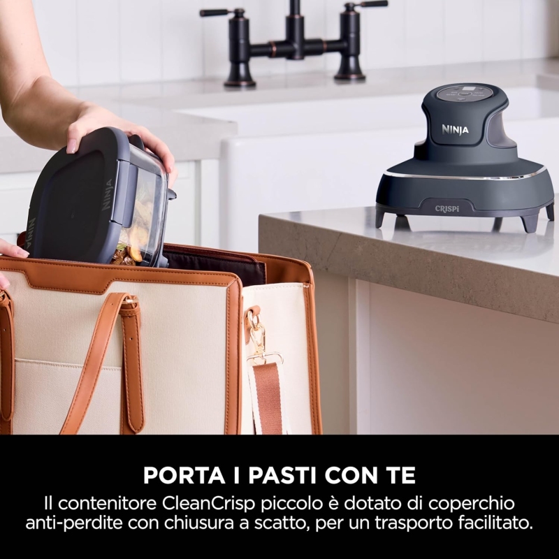 NINJA CRISPi FRIGGITRICE AD ARIA PORTATILE -...