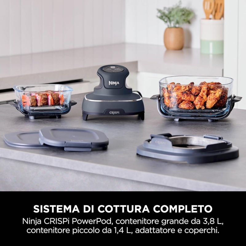NINJA CRISPi FRIGGITRICE AD ARIA PORTATILE -...