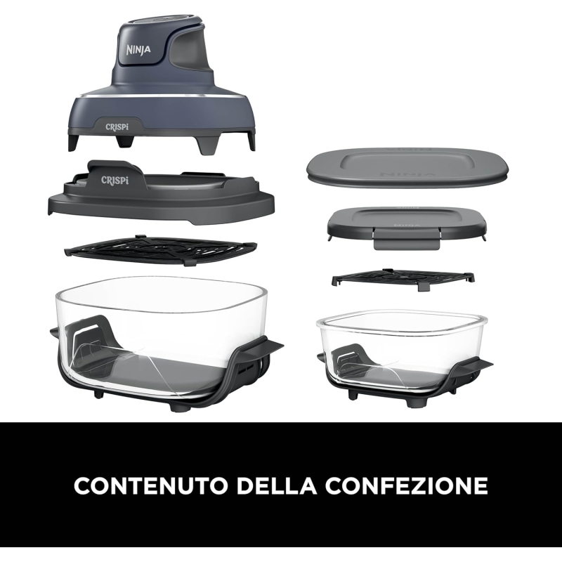 NINJA CRISPi FRIGGITRICE AD ARIA PORTATILE -...