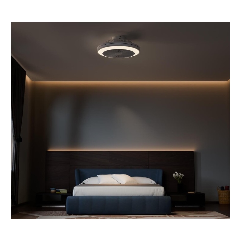 ARDES AIRGLOW VENTILATORE DA SOFFITTO CON LUCE...