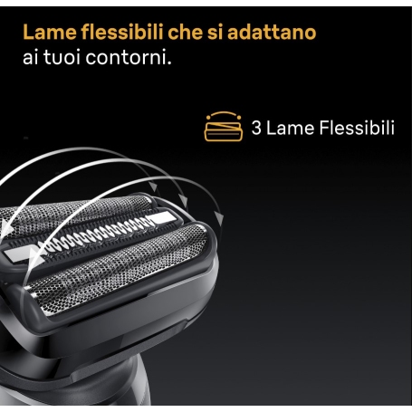 BRAUN SHAVER 52-B1000S RASOIO SERIE 5 RICARICABILE WET E DRY
