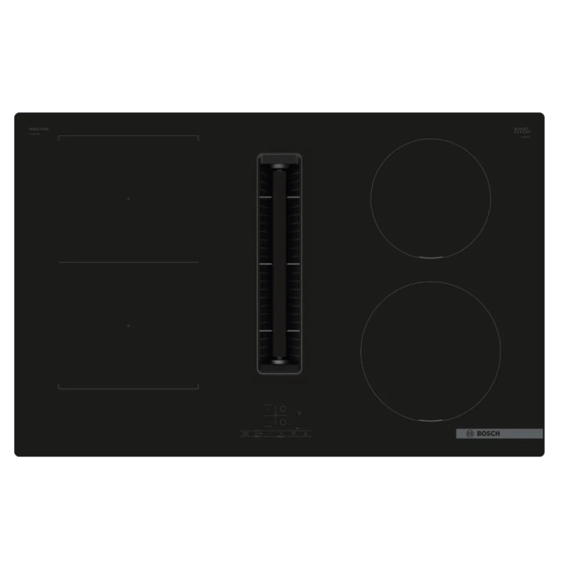 BOSCH PVS801B16E PIANO COTTURA A INDUZIONE 80CM CON CAPPA INTEGRATA 4 ZONE