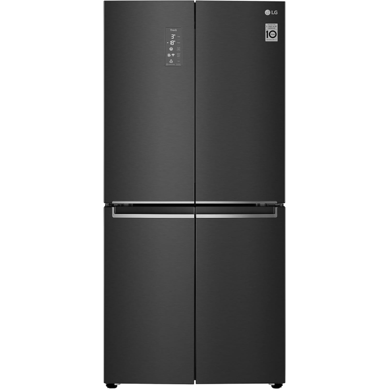 OUTLET LG O-GMB844MC4E FRIGORIFERO 4 PORTE 530 LT NO FROST MOTORE INVERTER WIFI CLASSE E NERO - CON DIFETTI