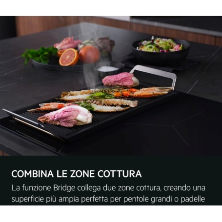 AEG IKE95753FB PIANO COTTURA A INDUZIONE 91CM 5 ZONE COTTURA - NERO