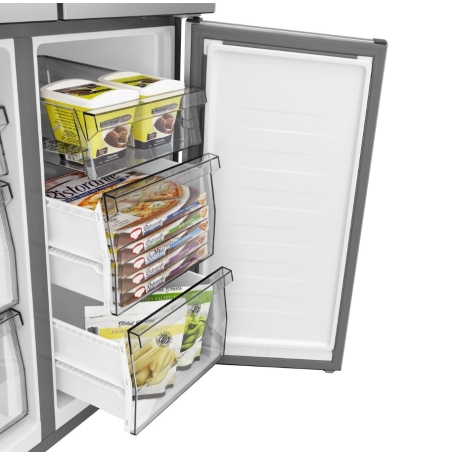 HISENSE RQ5P470SEIE FRIGORIFERO 4 PORTE 483 LT TOTAL NO FROST WIFI CLASSE E INOX