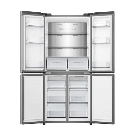 HISENSE RQ5P470SEIE FRIGORIFERO 4 PORTE 483 LT TOTAL NO FROST WIFI CLASSE E INOX
