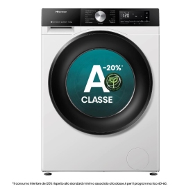 HISENSE WF3S1043BW3 LAVATRICE 10,5KG 1400 GIRI VAPORE...