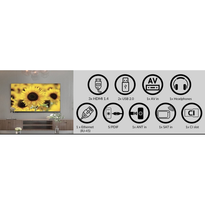 STRONG SRT40FD5553 TV LED 40'' FULL HD SMART TV