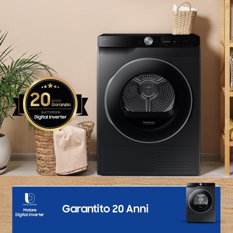 SAMSUNG DV90DG6845LB/U3 ASCIUGATRICE 9KG POMPA...