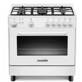 LA GERMANIA S85C21W/24 CUCINA 80x50 5 FUOCHI A GAS FORNO...
