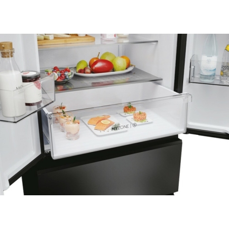 HAIER HFR3718ENGB FRIGORIFERO 4 PORTE 402 LT NO FROST WIFI CLASSE E NERO