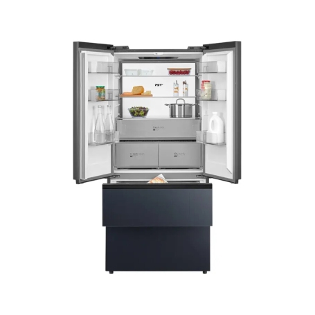Frigorifero French Door Midea MDRF705BIE70, aperto Frigorifero French Door Midea MDRF705BIE70, aperto