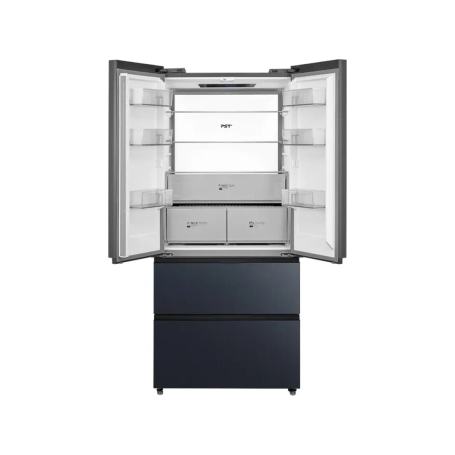 Frigorifero French Door Midea MDRF705BIE70, aperto Frigorifero French Door Midea MDRF705BIE70, aperto