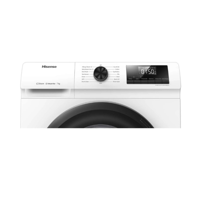 pannello comandi della lavatrice Lavatrice Hisense WFQP701219VM