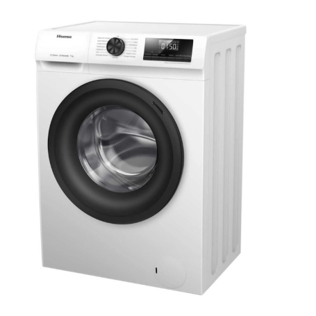 Lavatrice 7kg Hisense WFQP701219VM vista laterale