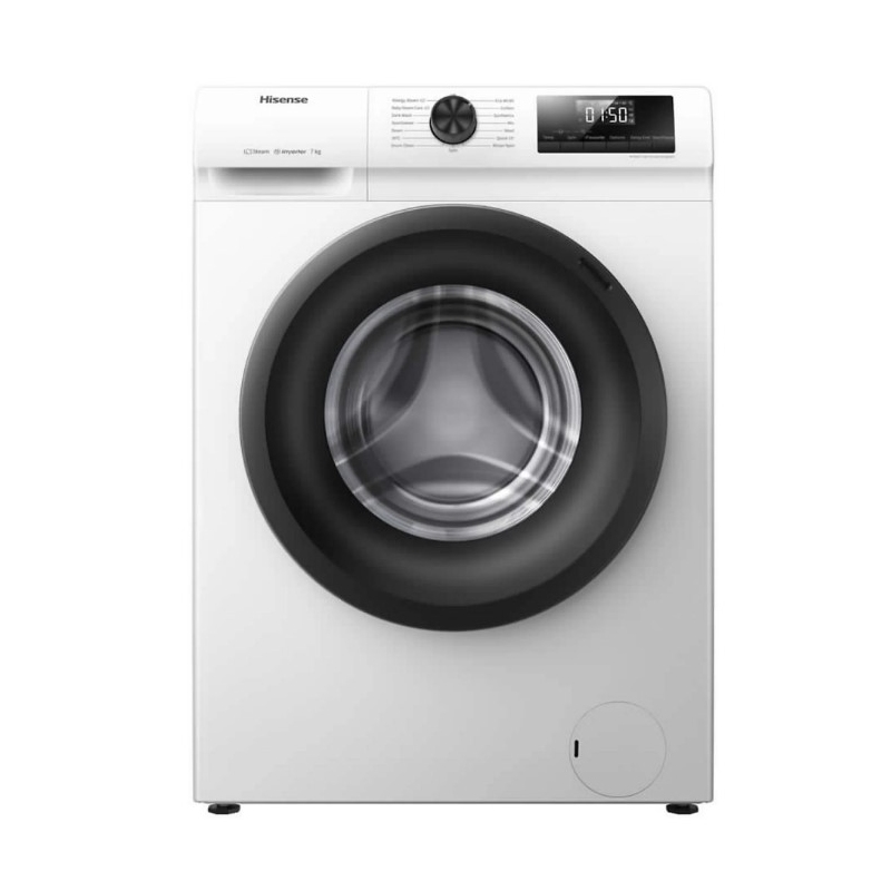 lavatrice Hisense WFQP701219VM, vista frontale