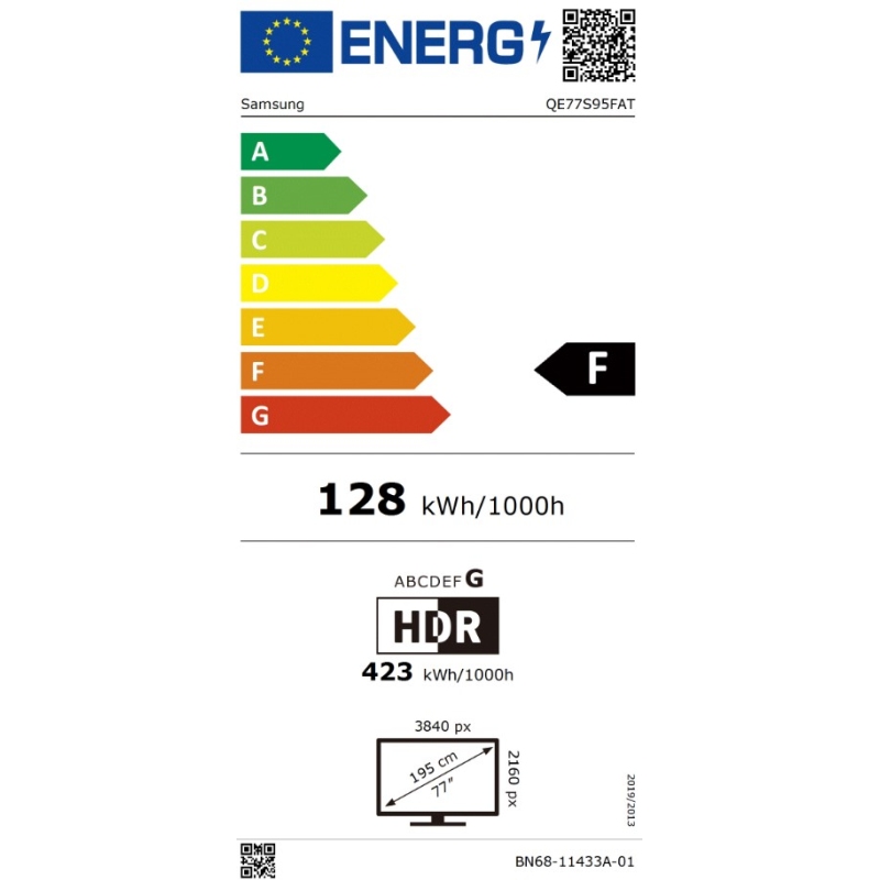 Samsung QE77S95FATXZT Tv Oled 77'' 4K Ultra HD...