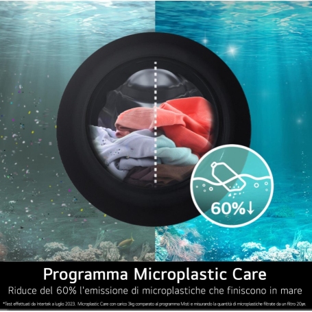 Lg Lavatrice 9Kg F4X7009TWB 1400 Giri AI DD Wifi TurboWash 360 Classe A