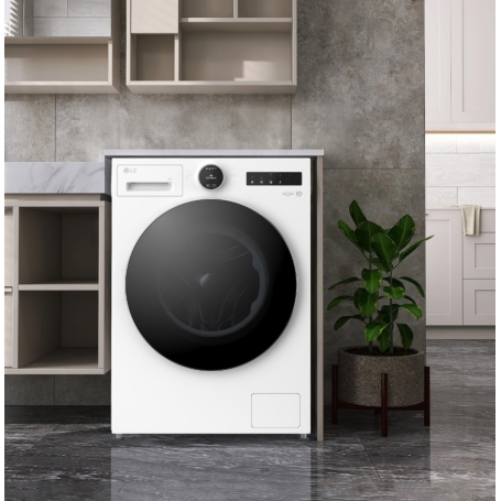 lavatrice LG F4X7011TWB posizionata in ambiente moderno