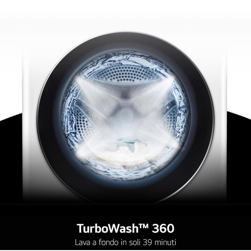 Lg Lavatrice 11Kg F4X7011TWB 1400 Giri AI DD...