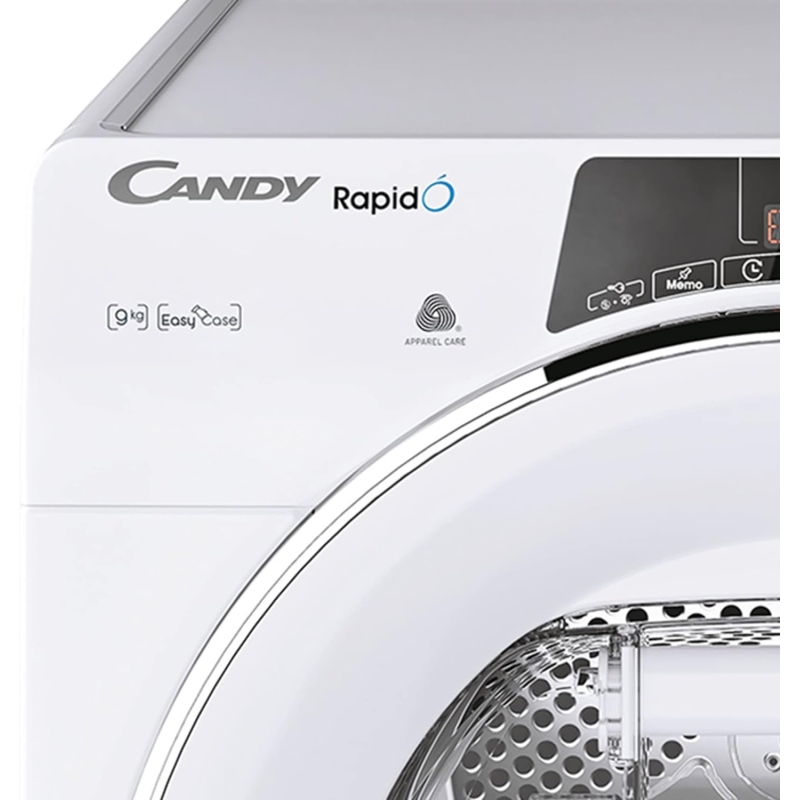Candy Asciugatrice 9Kg ROE H9A2TCEX-S Pompa di...