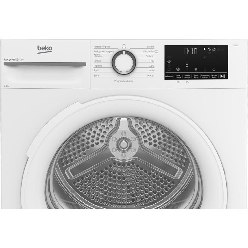 Beko Asciugatrice 8Kg BMT481WI Pompa di calore...