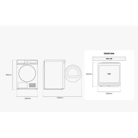 schema installazione Asciugatrice Bespoke AI 9Kg Samsung DV90DB7845GEU3 schema installazione Asciugatrice Bespoke AI 9Kg Samsung DV90DB7845GEU3
