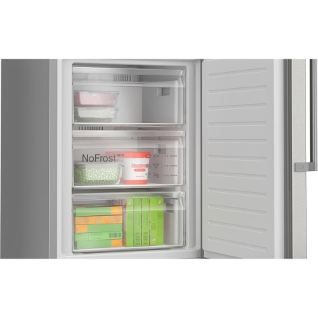 BOSCH SERIE 6 KGN39AIAU FRIGORIFERO COMBINATO 363LT NO FROST CLASSE A INOX